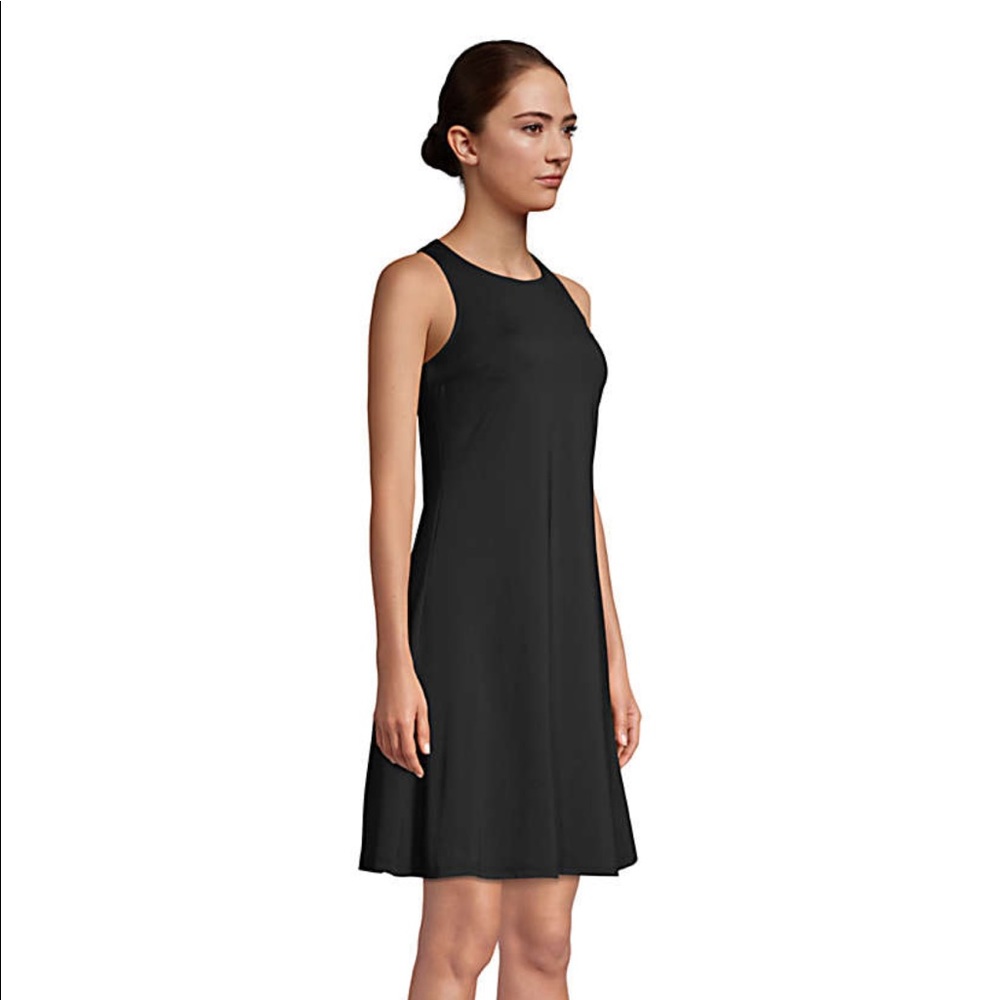 10 Lands end swim dress black LONG - Picture 4 of 7